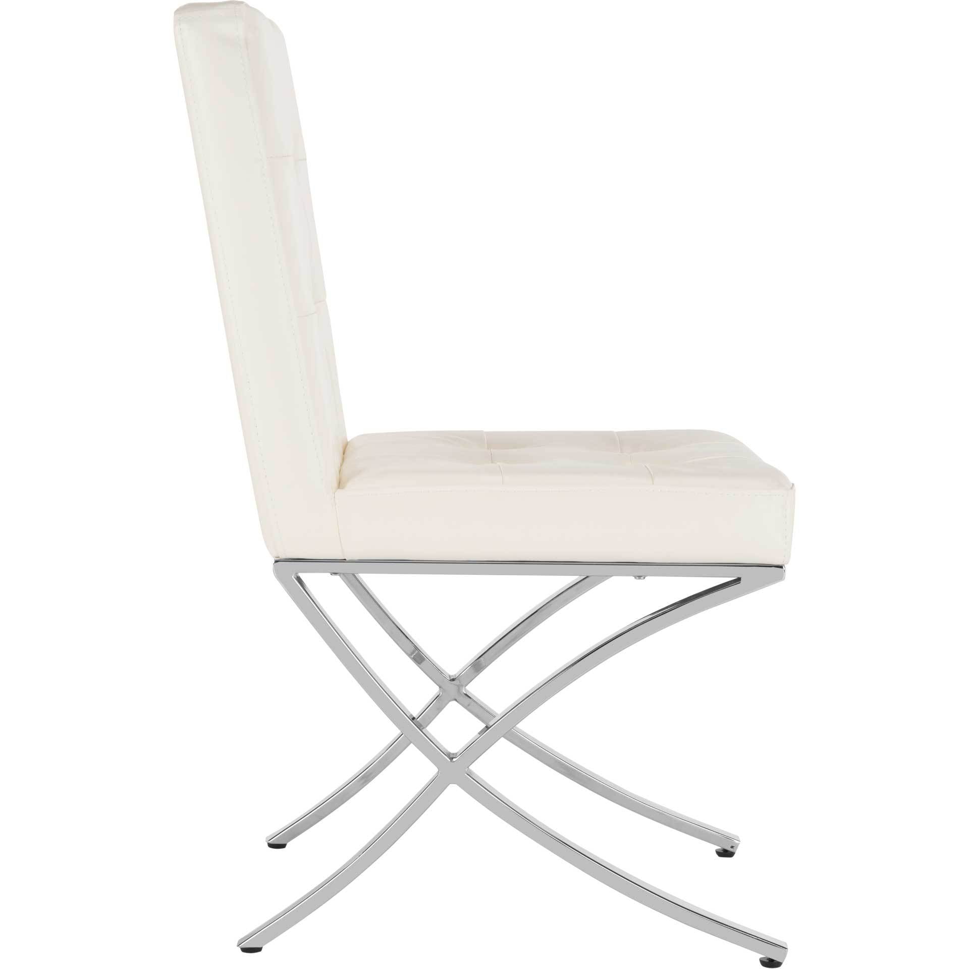 Wade Tufted Side Chair White