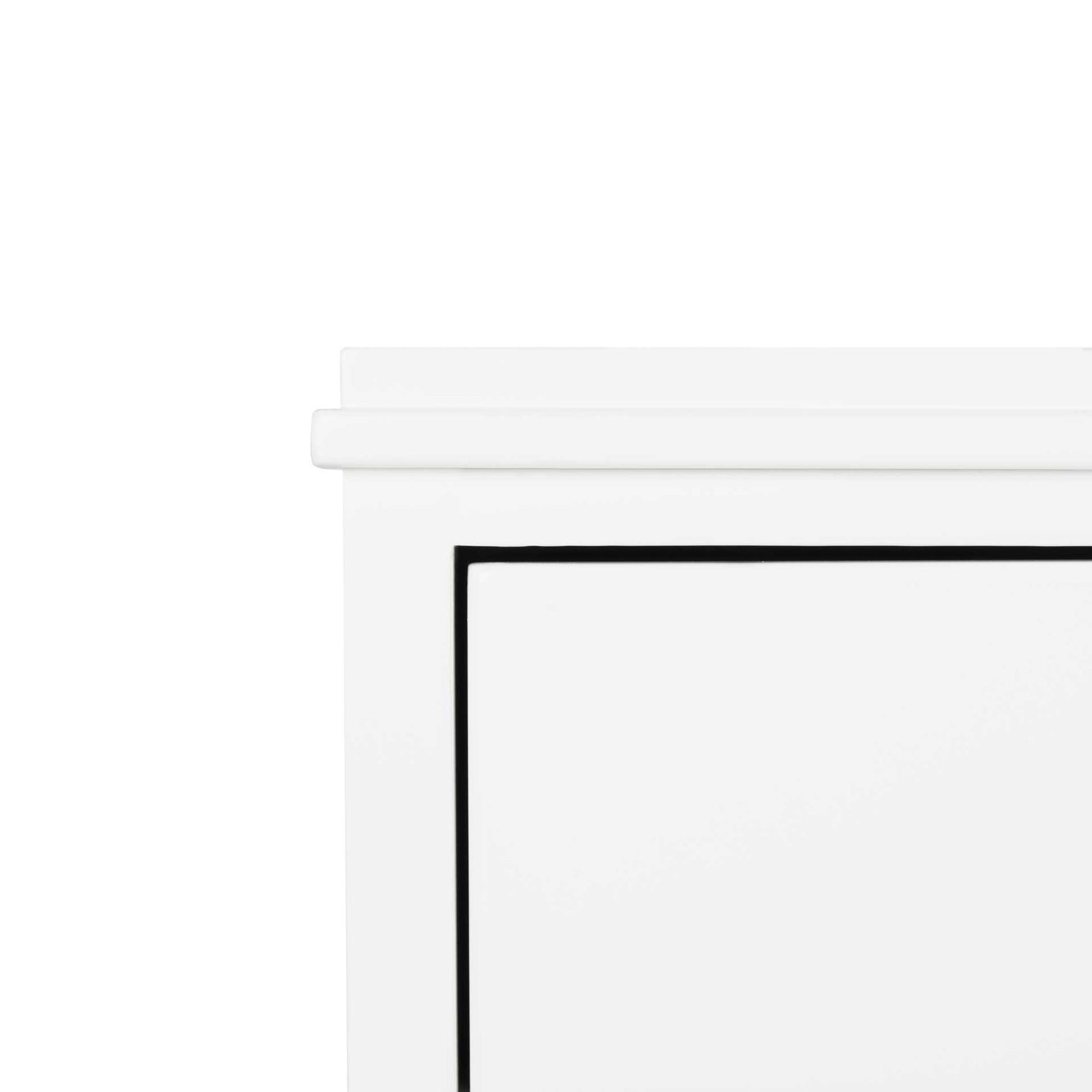 Hamden 3 Drawer Contemporary Nightstand White