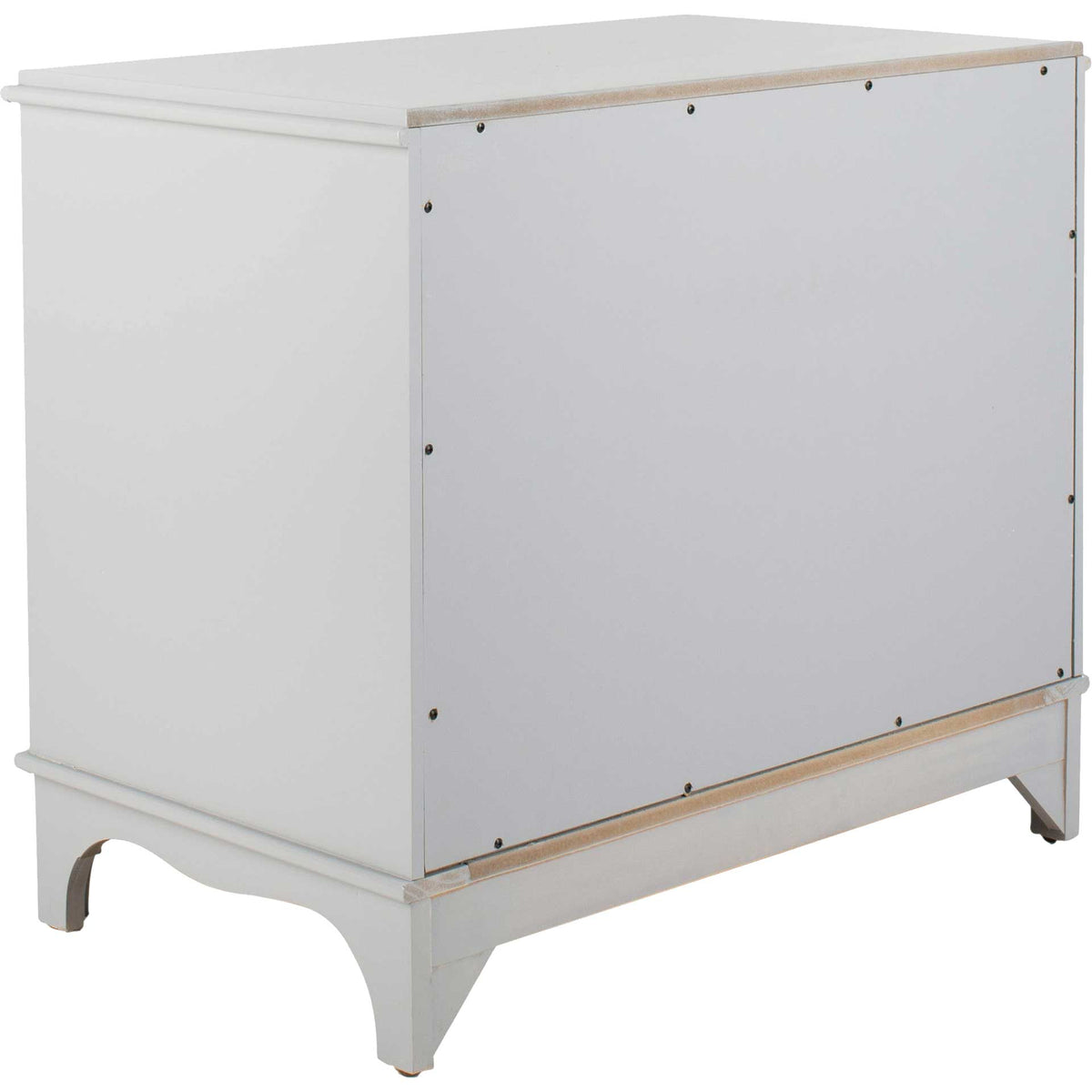 Hamden 3 Drawer Contemporary Nightstand Gray