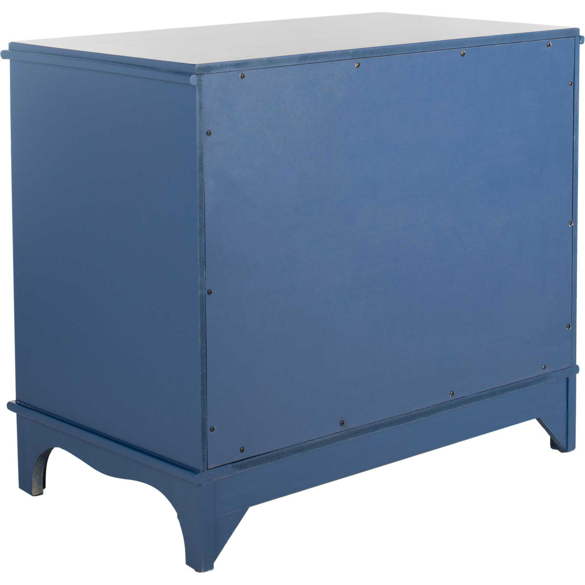 Hamden 3 Drawer Contemporary Nightstand Navy