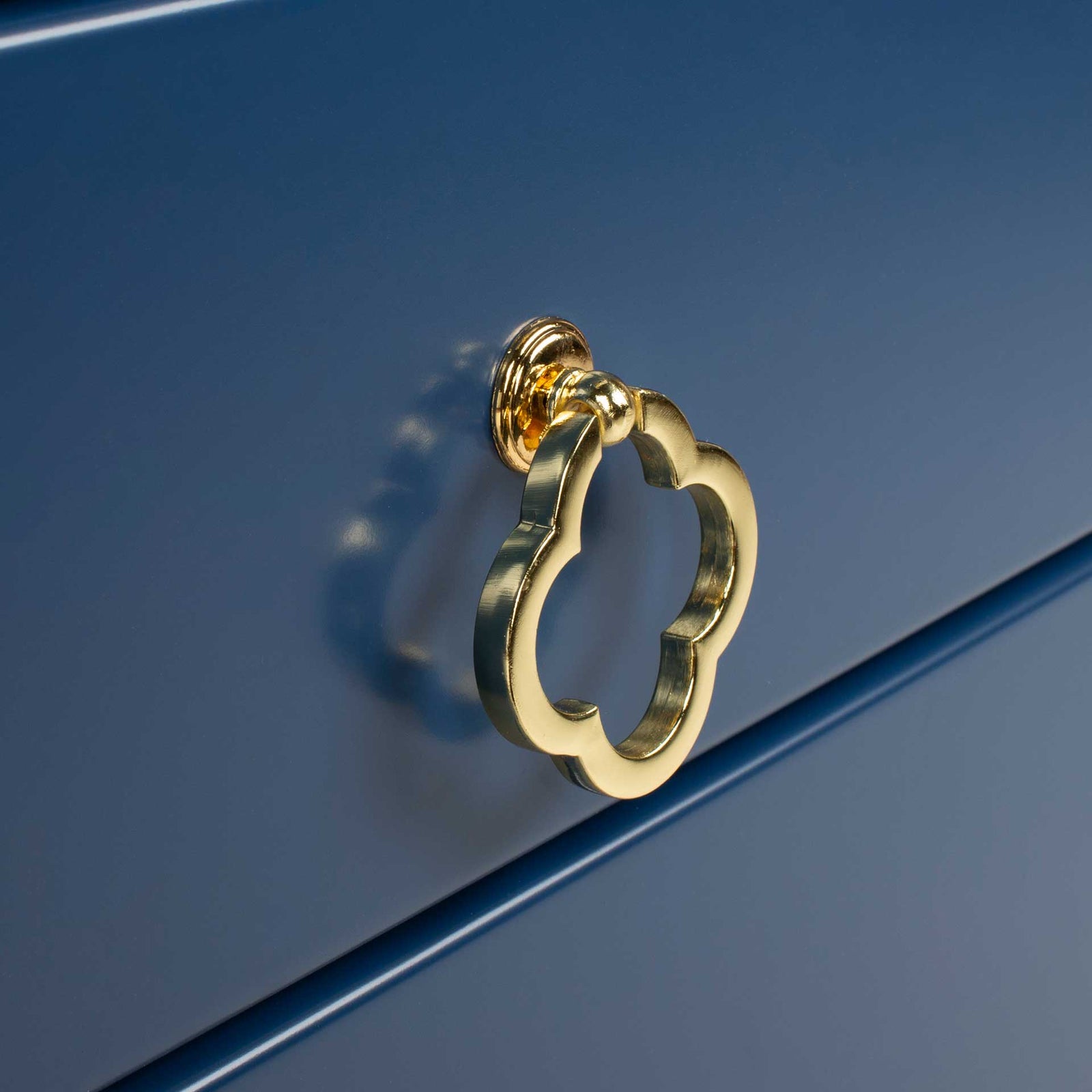 Hamden 3 Drawer Contemporary Nightstand Navy