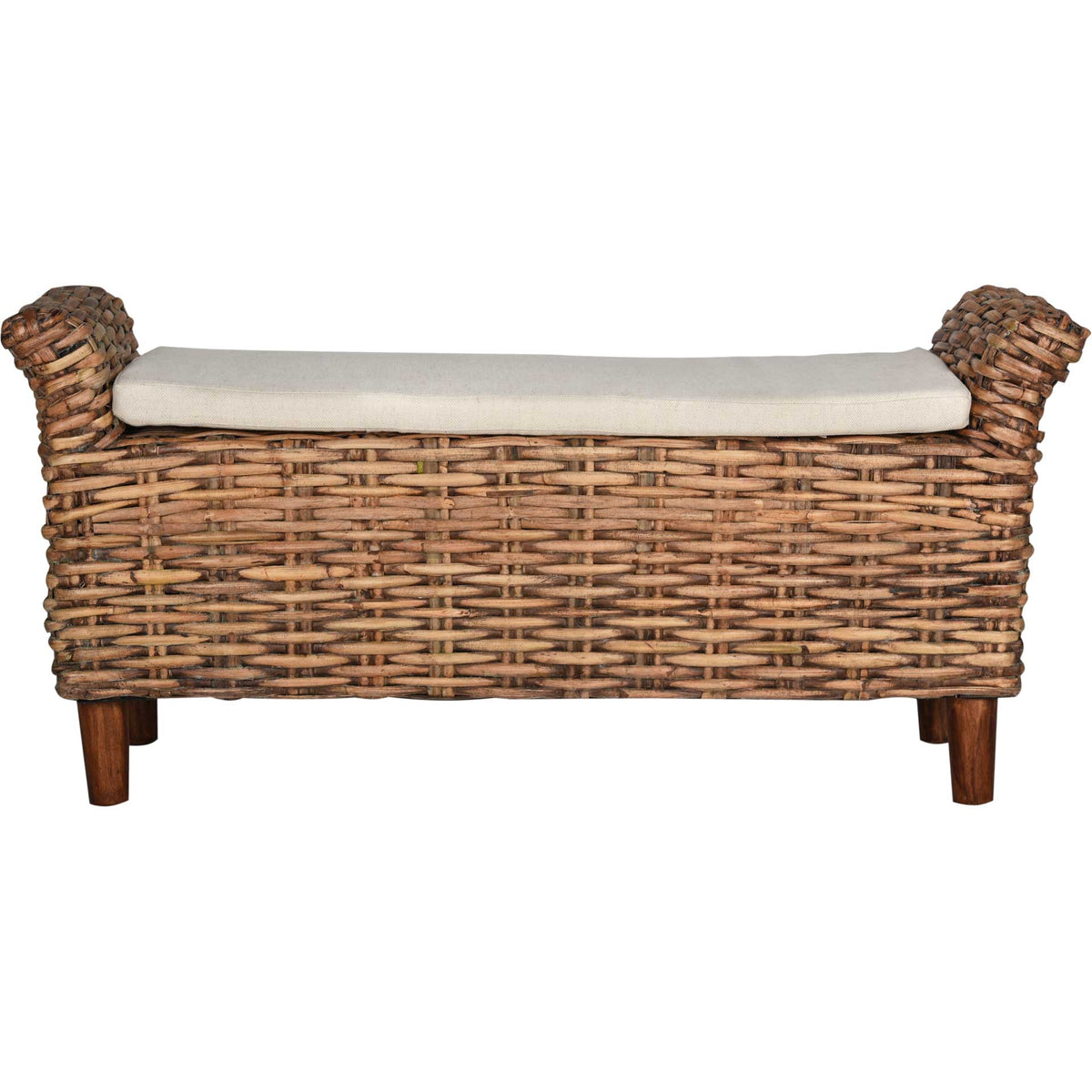 Panache Bench Brown/Eggshell
