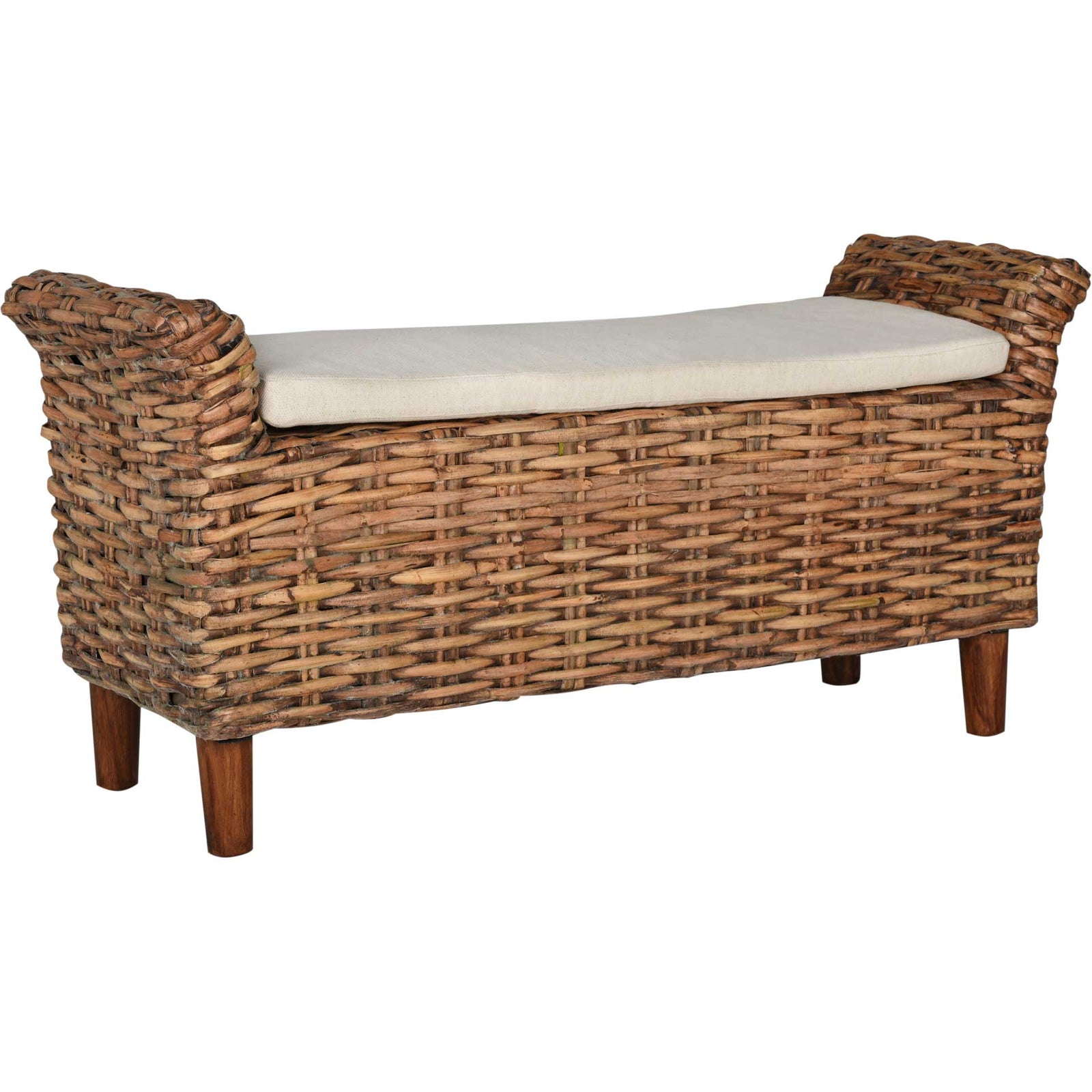 Panache Bench Brown/Eggshell