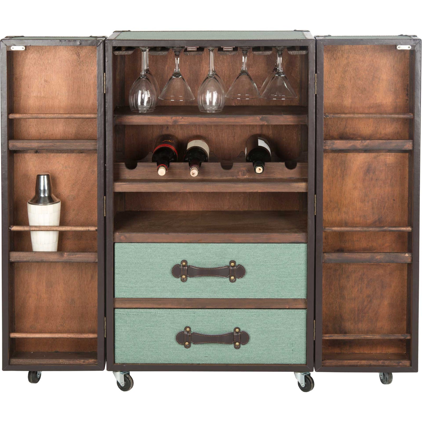 Grady Bar Cabinet Sage