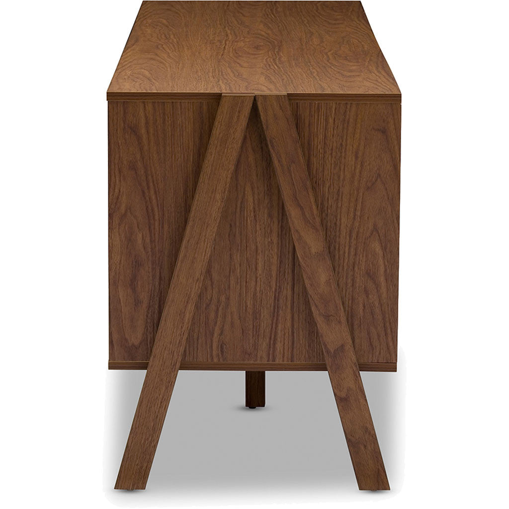 Haven Sideboard Cabinet White/Walnut