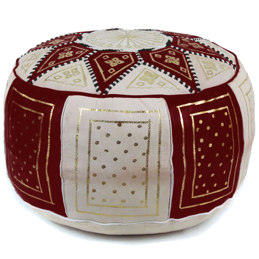 Fez Moroccan Pouf Chocolate