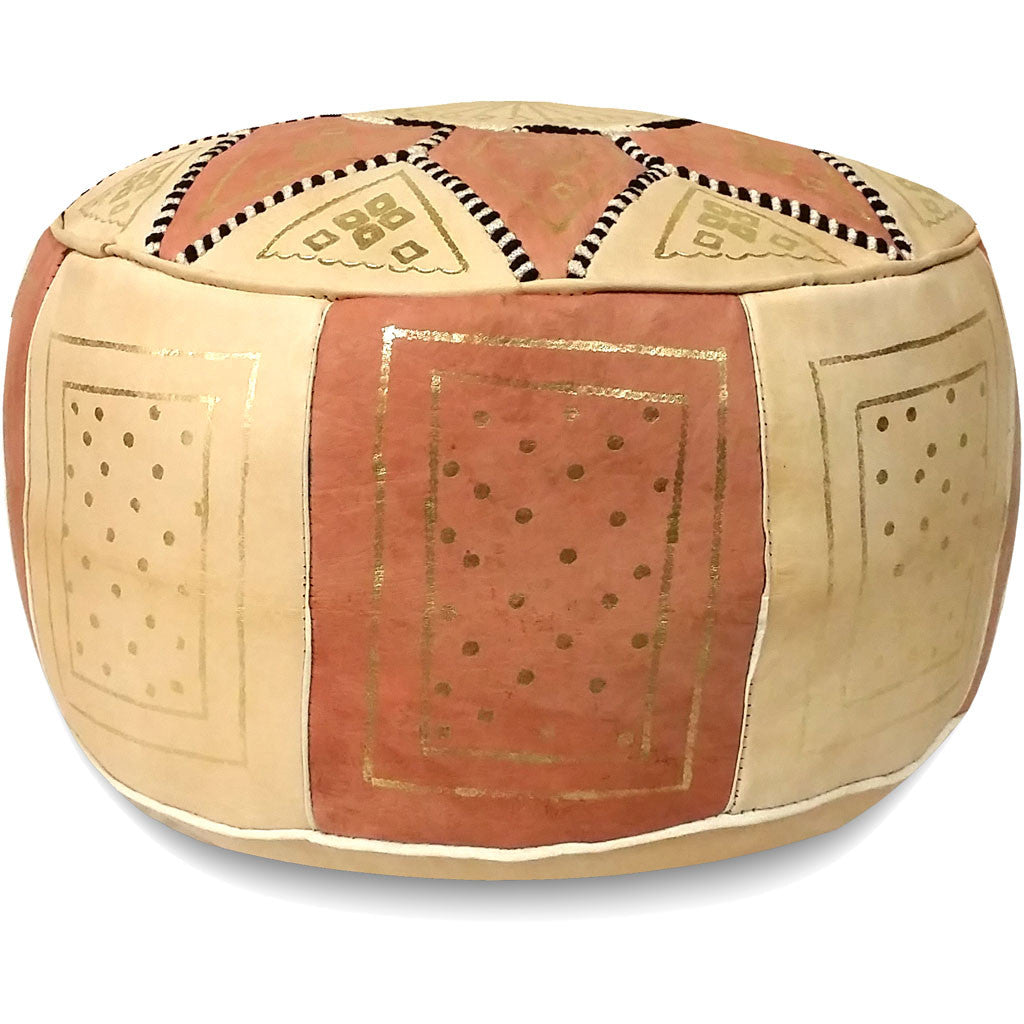 Fez Moroccan Pouf Pink