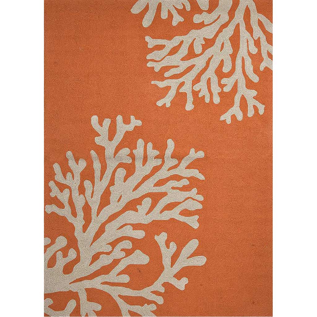 Grant Bough Out Orange/Gray Area Rug