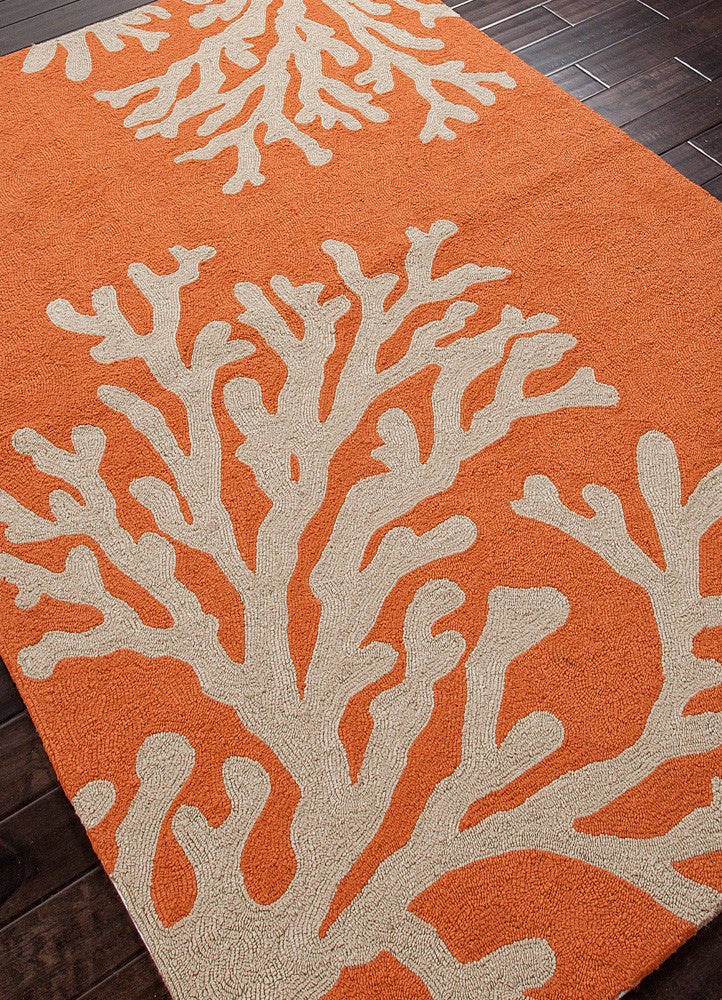 Grant Bough Out Orange/Gray Area Rug