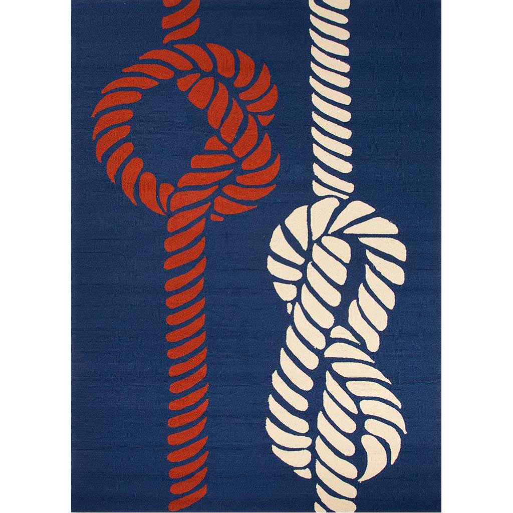 Grant Knotty Navy/Blue Area Rug