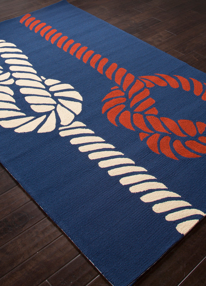 Grant Knotty Navy/Blue Area Rug