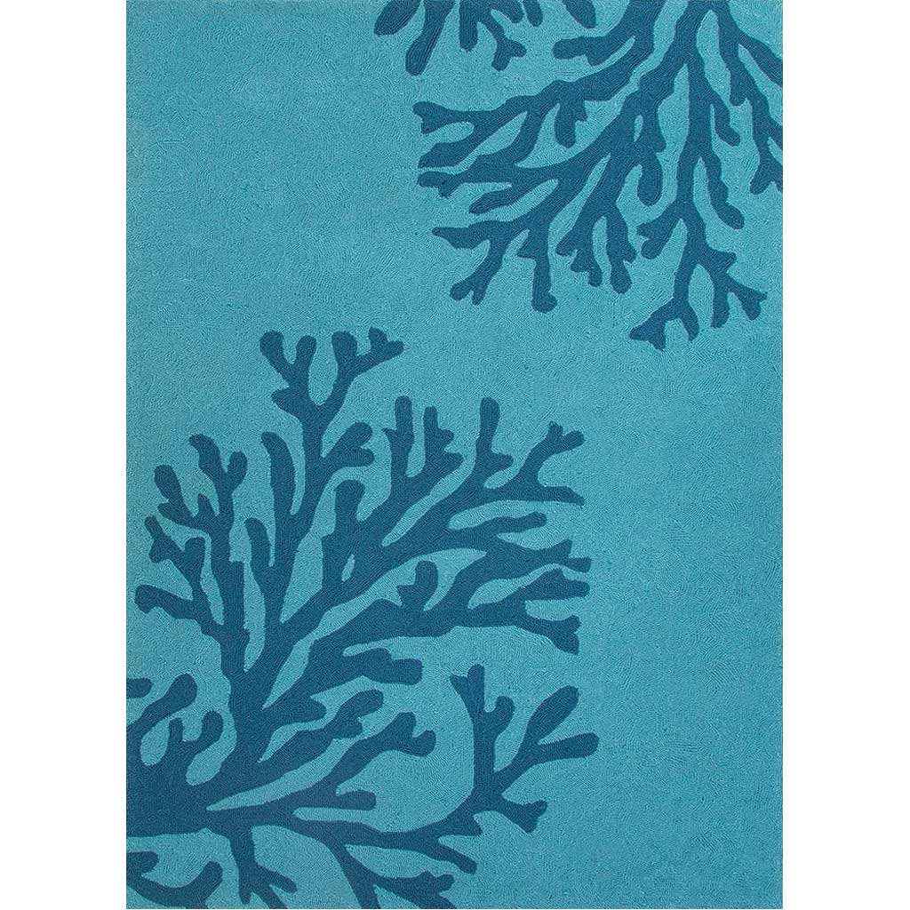 Grant Bough Out Peacock Blue/Mosaic Blue Area Rug