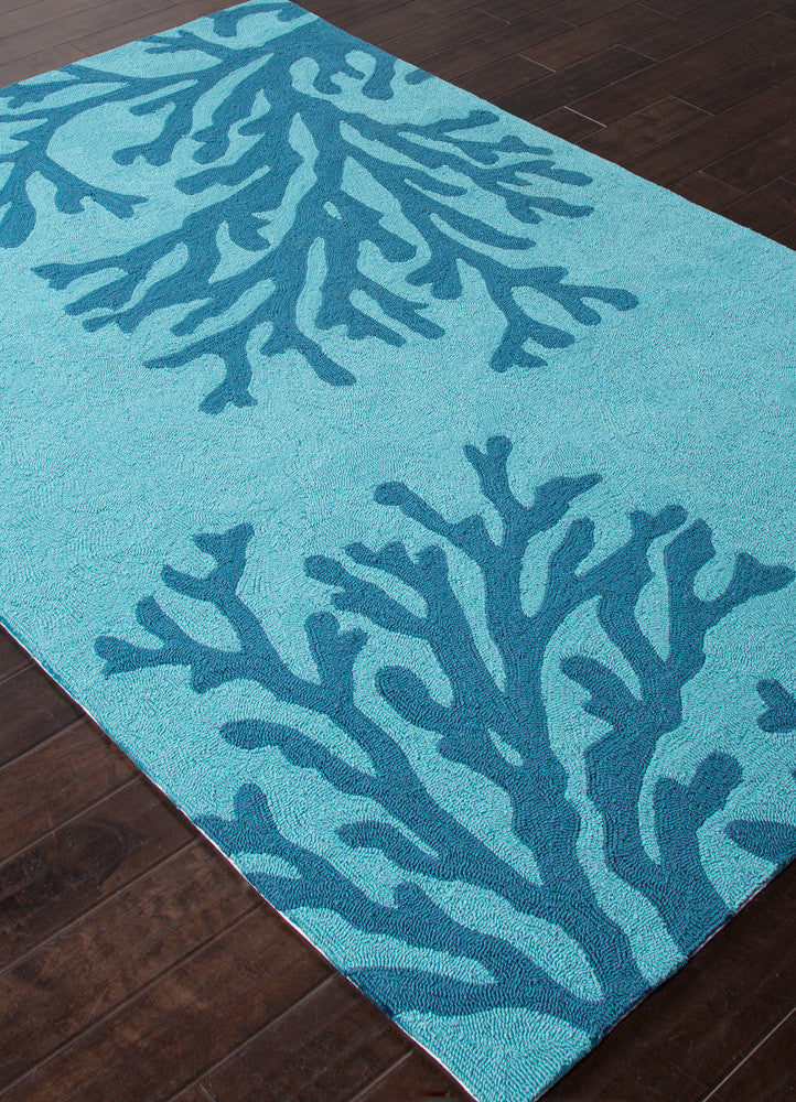 Grant Bough Out Peacock Blue/Mosaic Blue Area Rug