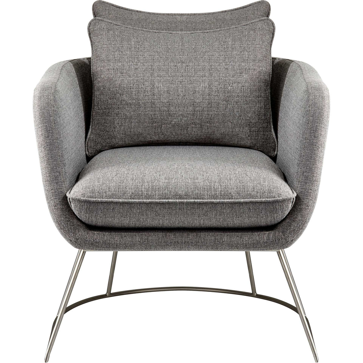 Steven Fabric Chair Light Gray