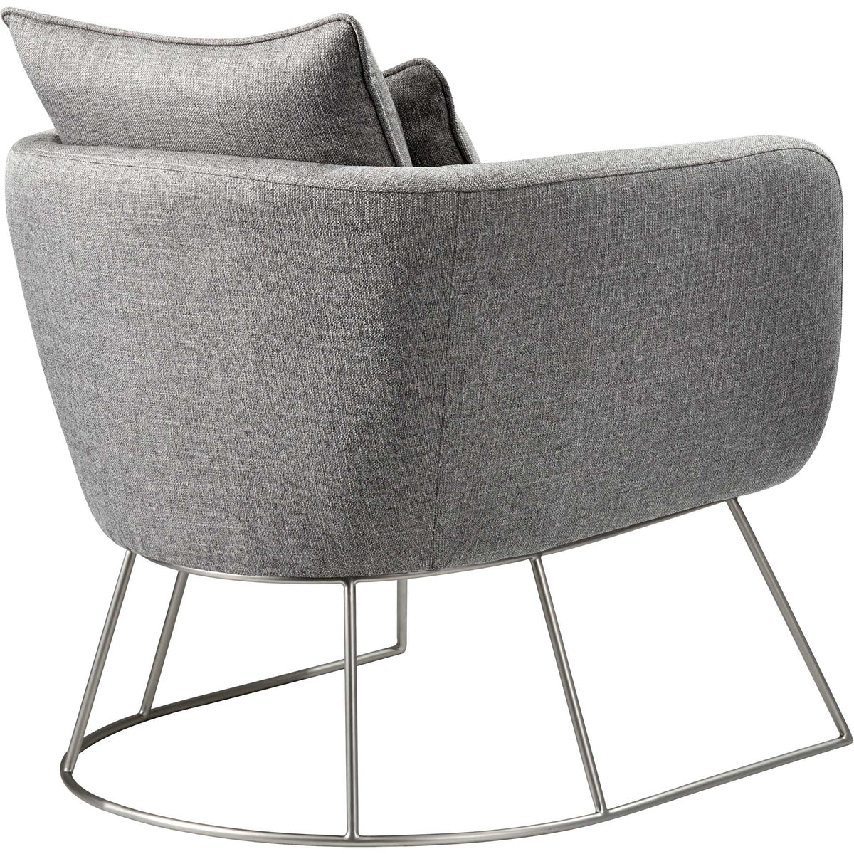 Steven Fabric Chair Light Gray
