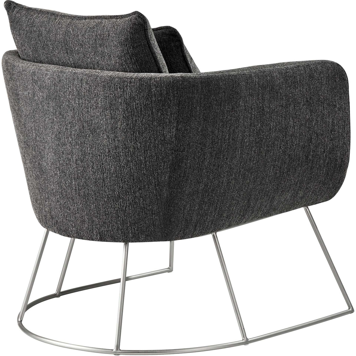 Steven Fabric Chair Dark Gray