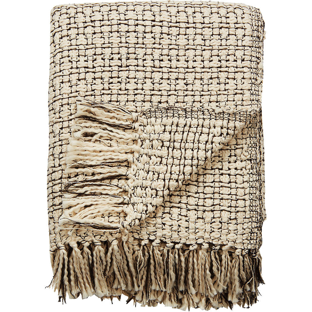 Hamlin Ham-05 Whisper White/Raven Throw