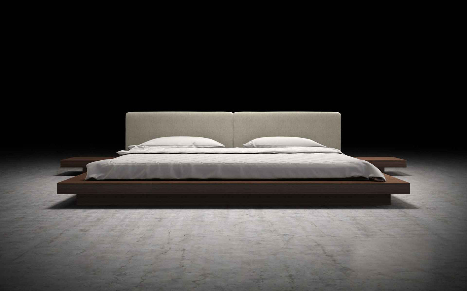 Worth Bed Oatmeal/Espresso