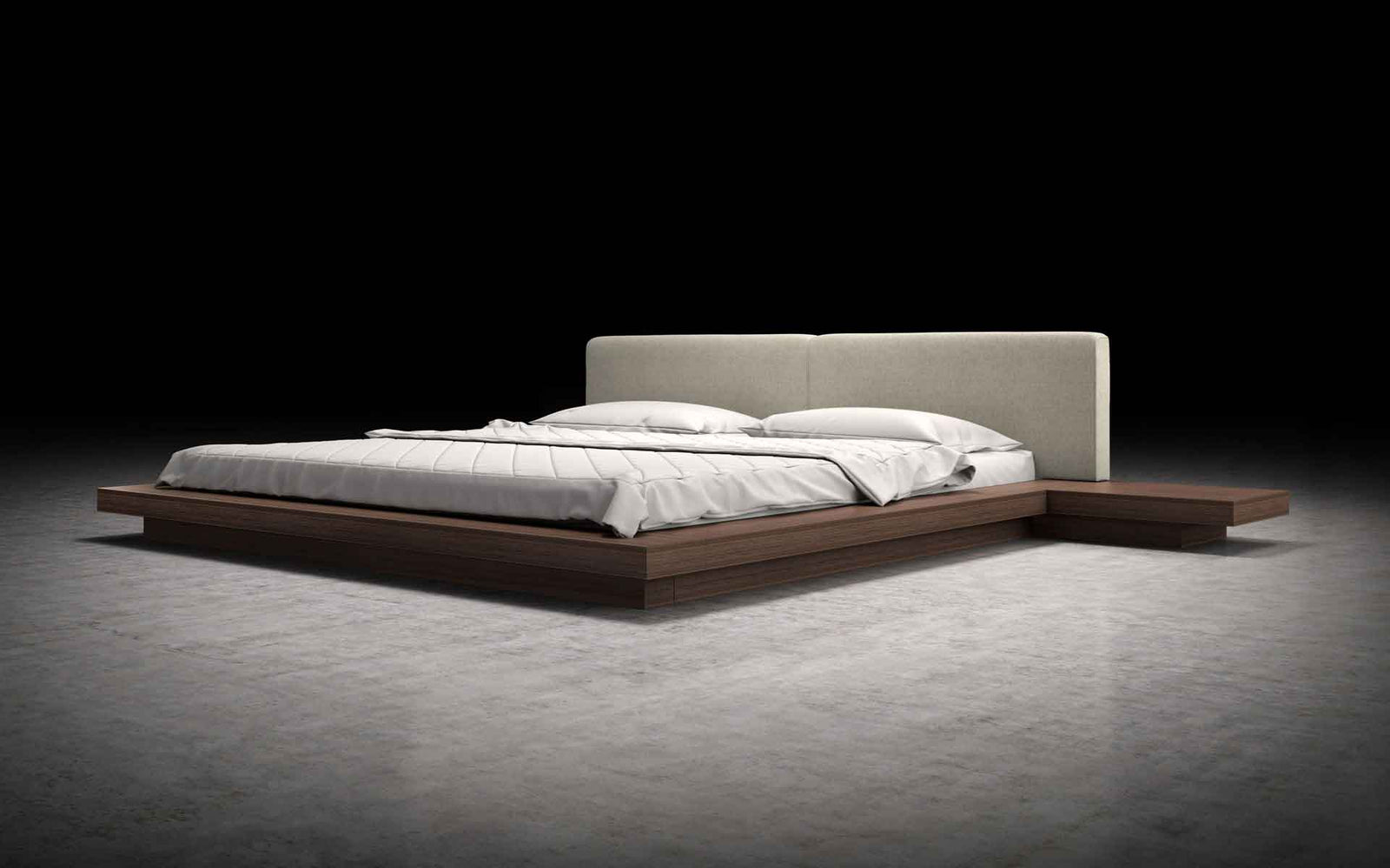 Worth Bed Oatmeal/Espresso