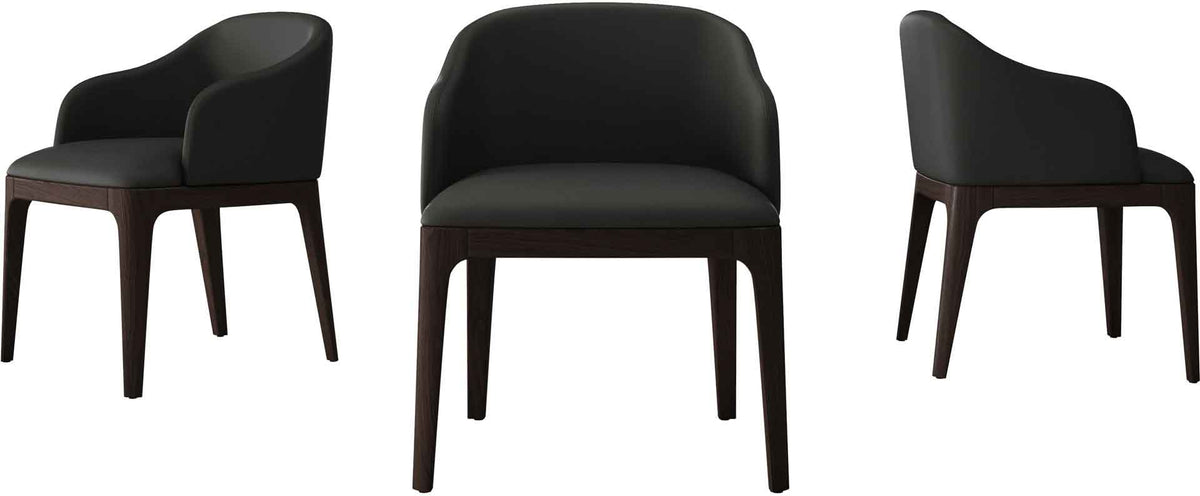 Wooster Dining Arm Chair Gunmetal