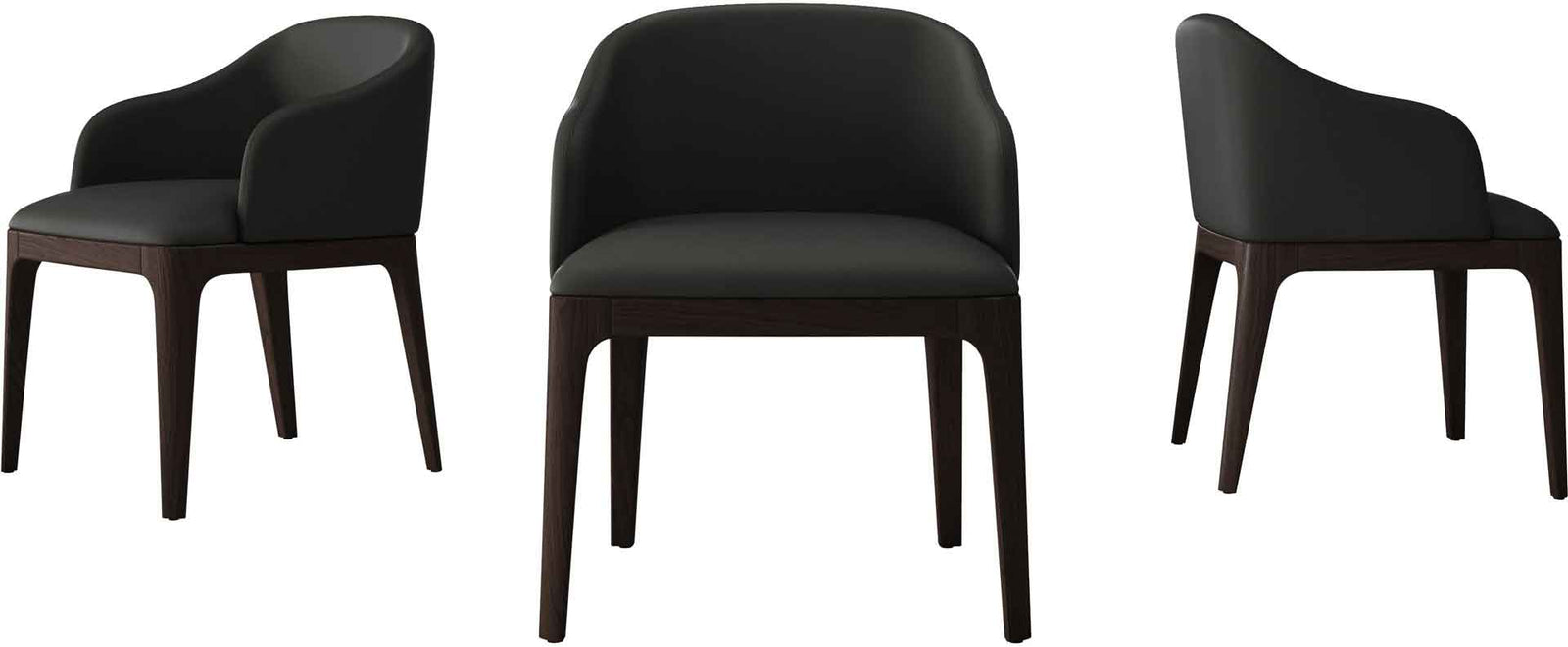 Wooster Dining Arm Chair Gunmetal