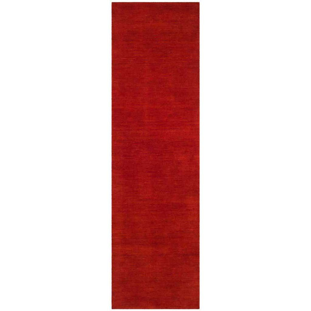 Himalaya Solid Red Runner Rug - Froy.com
