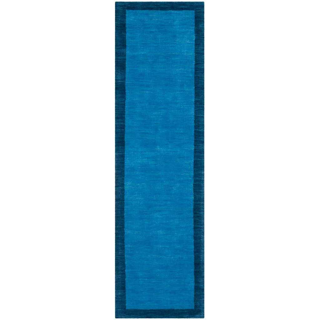Himalaya Light Blue/Dark Blue Runner Rug