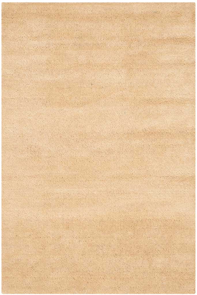 Compact beige accent rug with a warm, softly shaded pile and clean rectangular edges