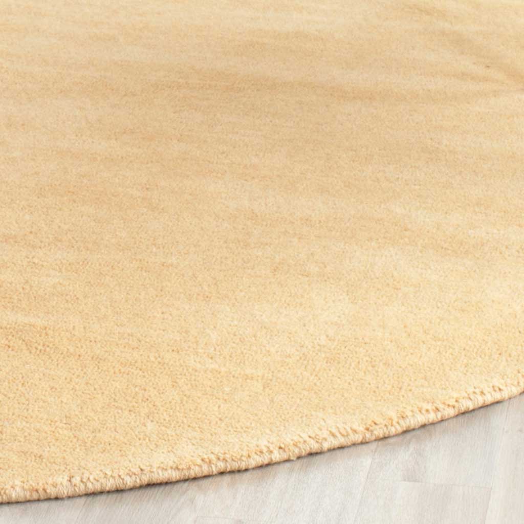 Light beige fibers create a softly textured surface with a neatly finished edge