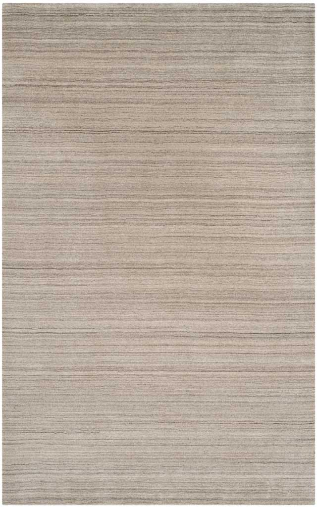 A rectangular stone rug brings gentle woven texture and subtle tonal lines to any space