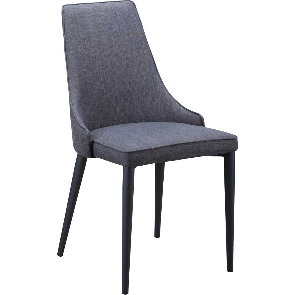 Hazelton Dining Chair Dark Gray (Set of 2)
