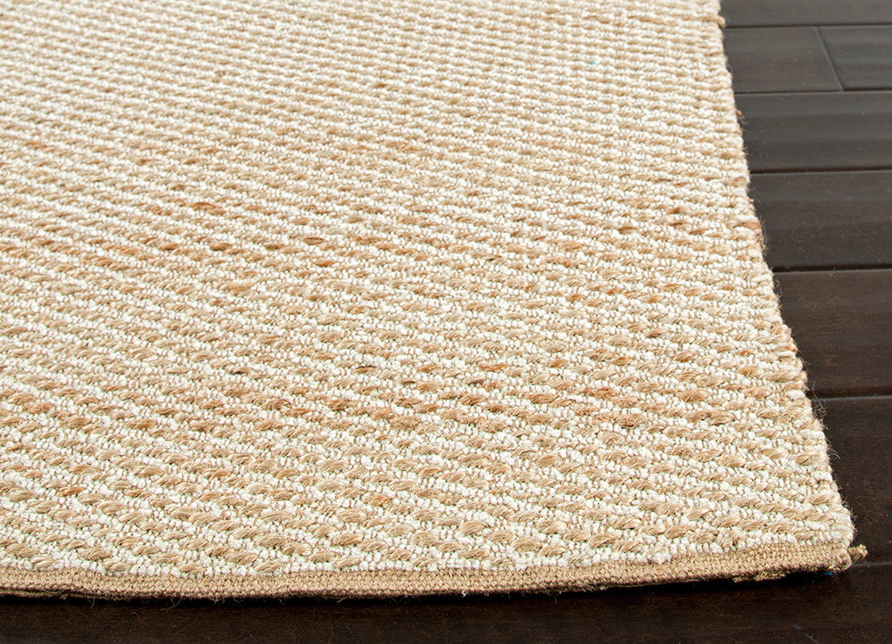 Himalaya Diagonal Weave Cream Area Rug