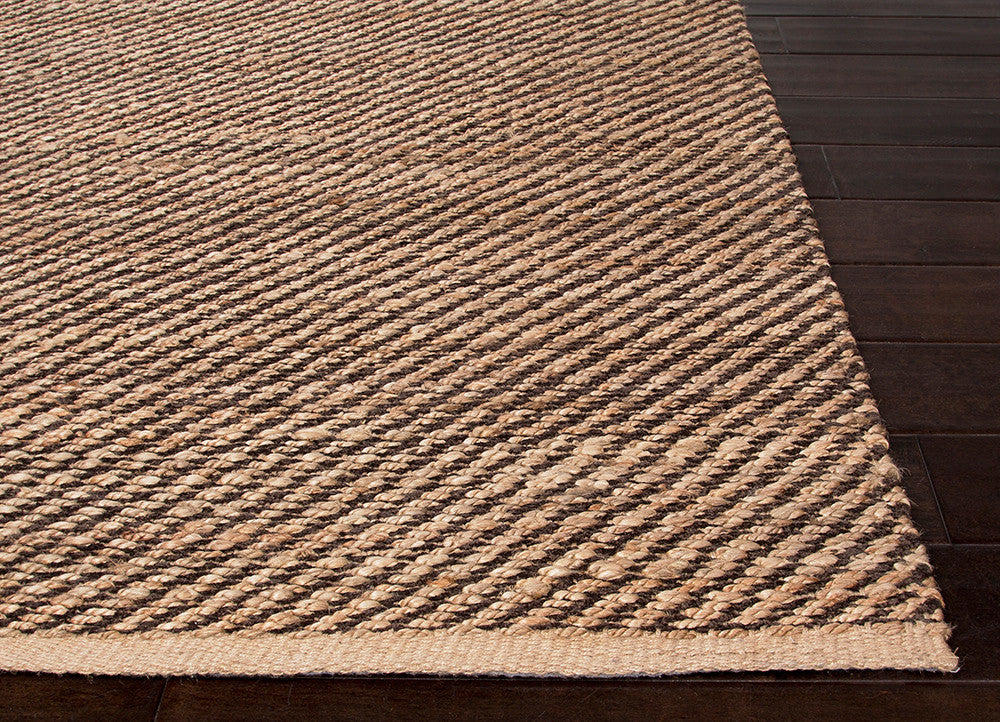 Himalaya Diagonal Weave Chocolate Area Rug