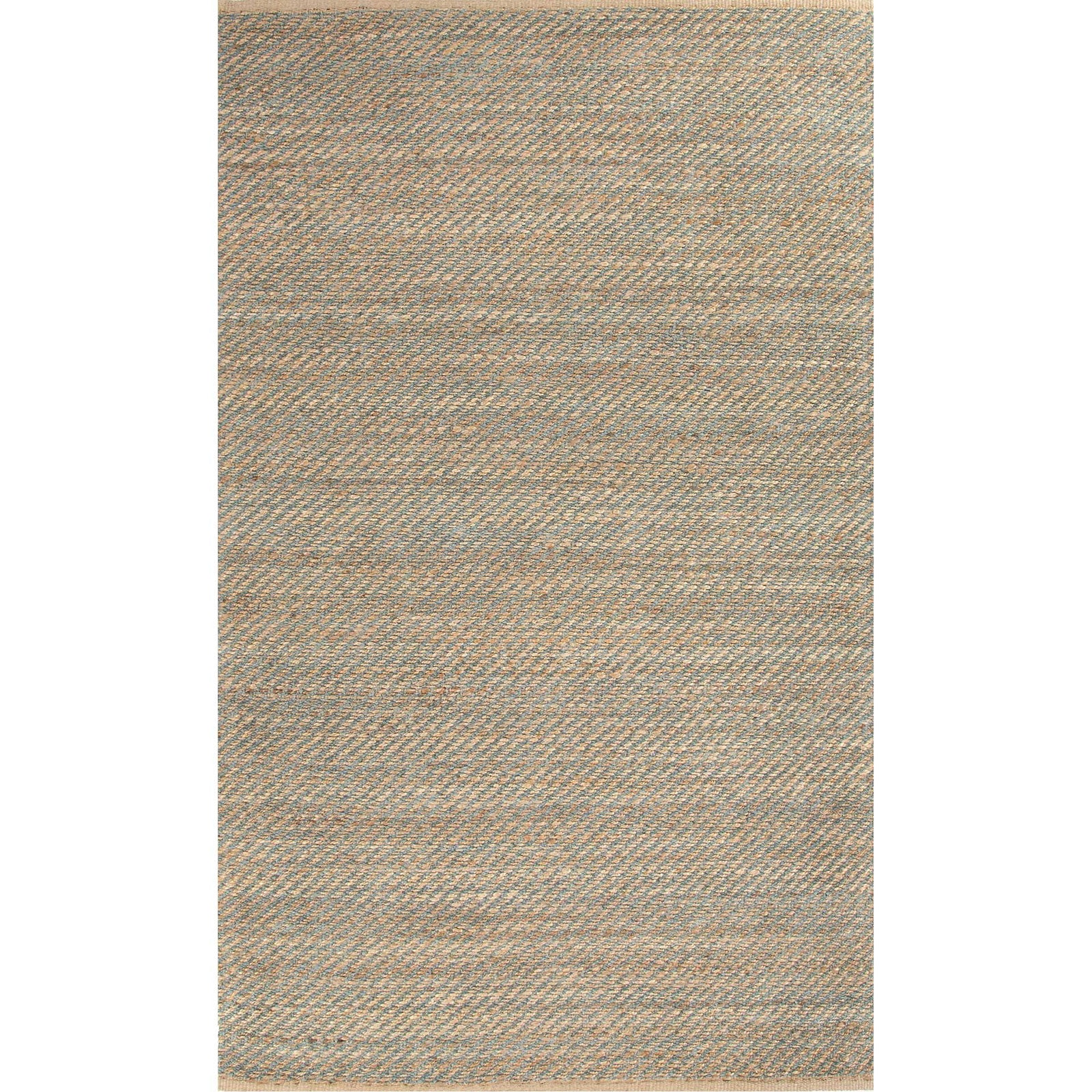 Himalaya Diagonal Weave Mineral Blue Area Rug