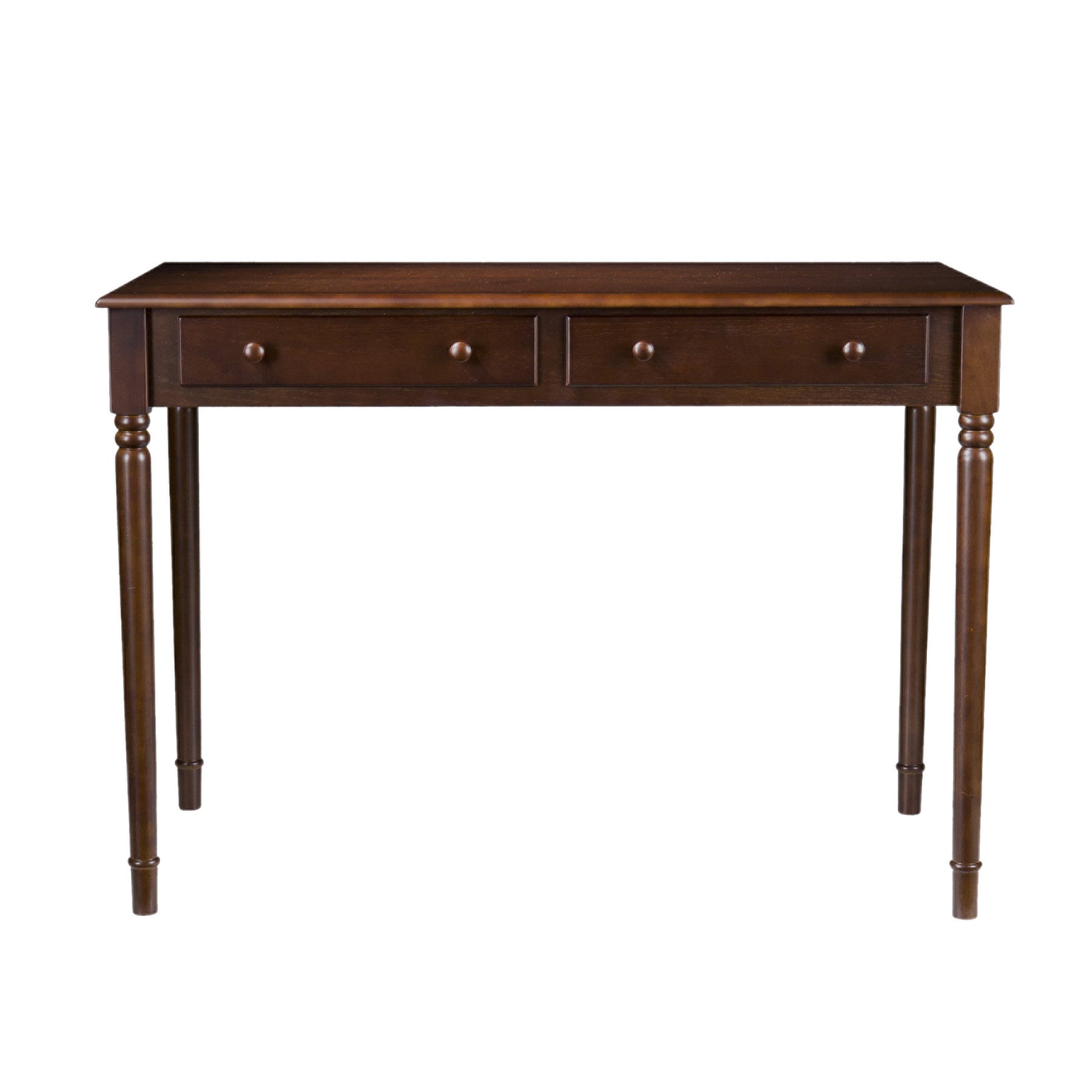 Writers 2-Drawer Desk Espresso