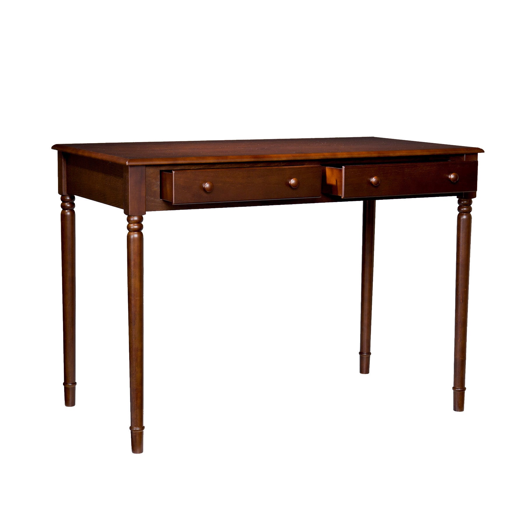 Writers 2-Drawer Desk Espresso
