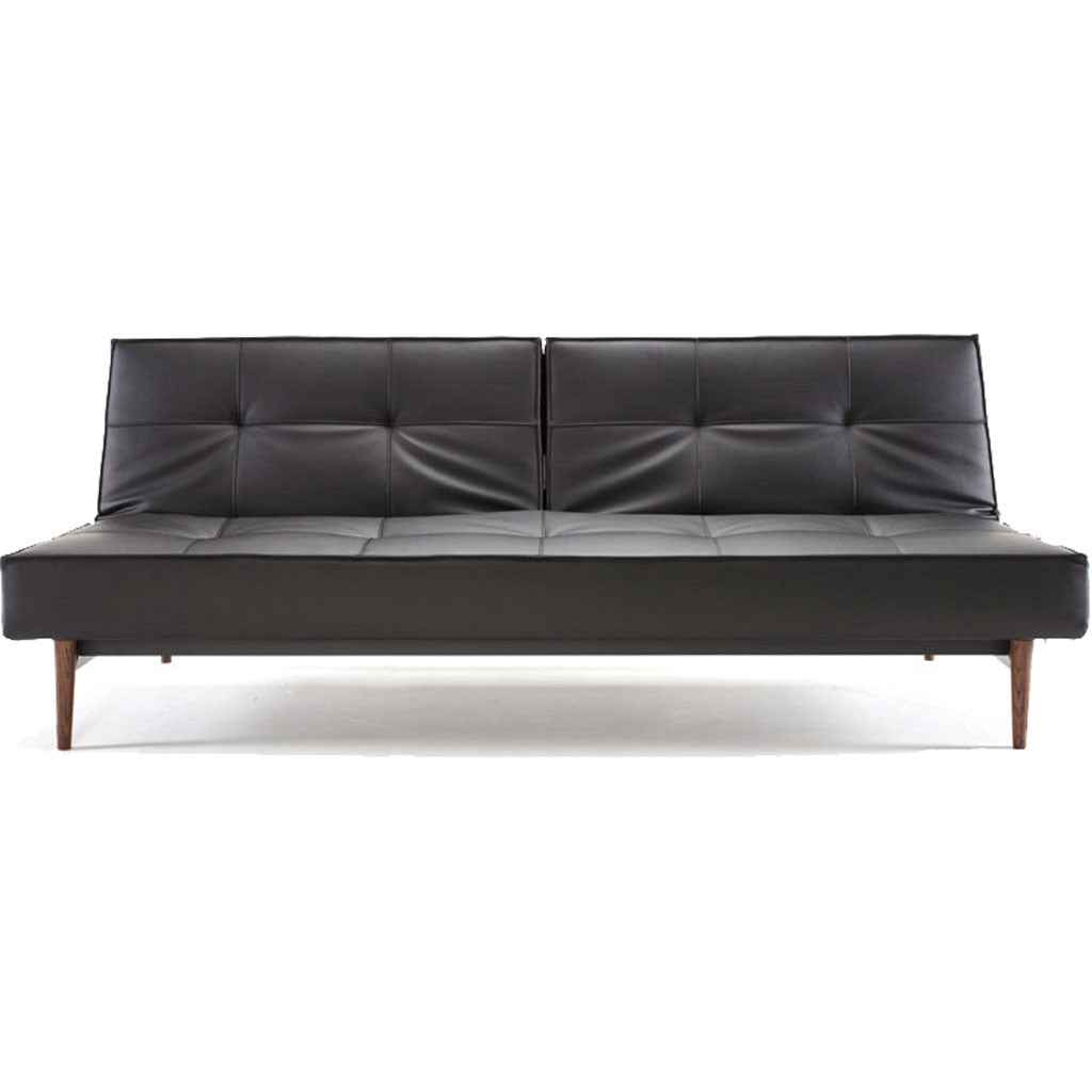 Stockholm Sofa Black Leather