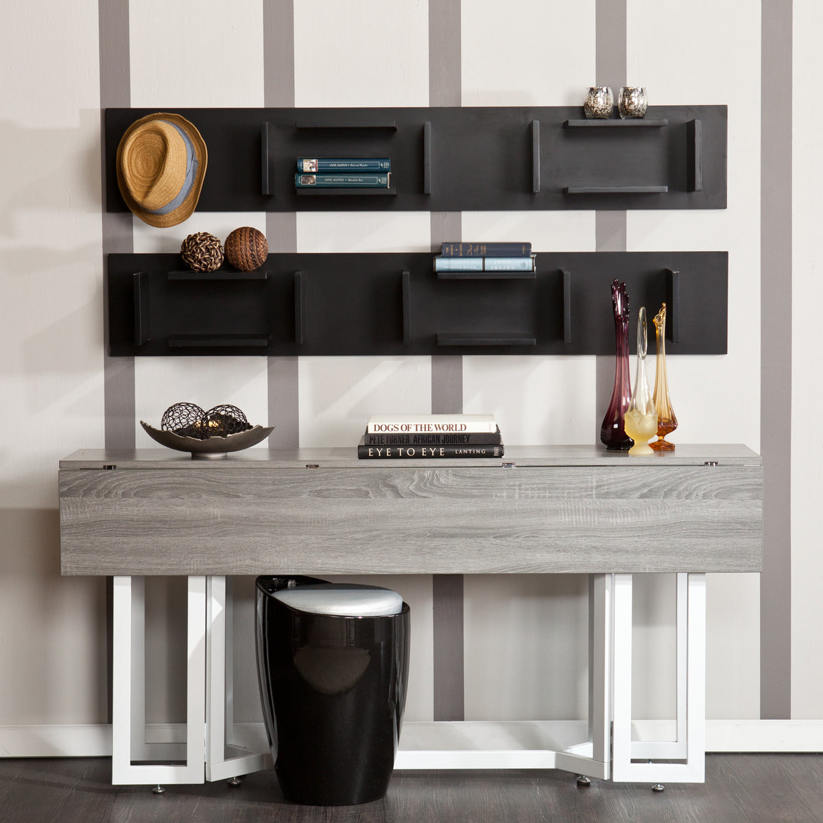 Hangz Shelf Black (Set of 2)