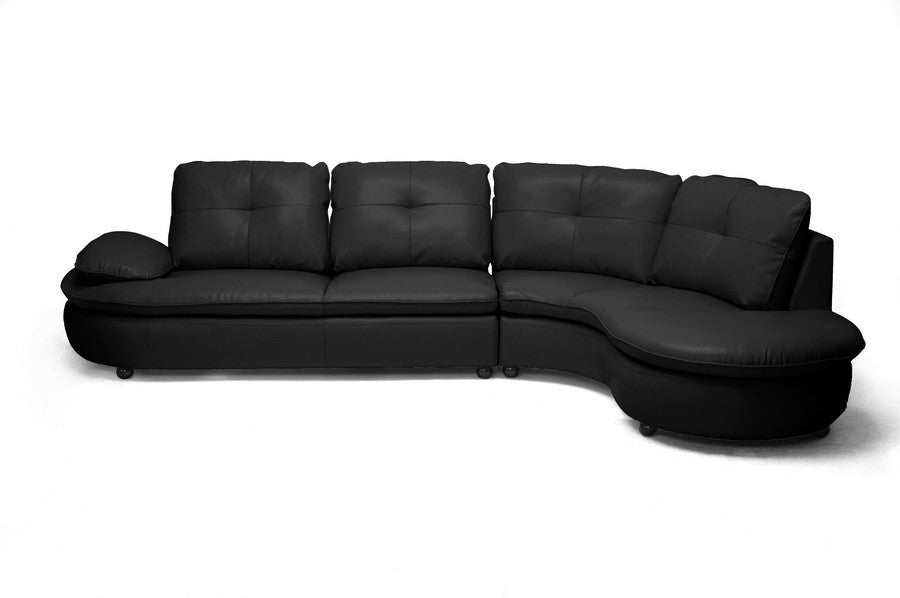 Bari Sectional Sofa Black
