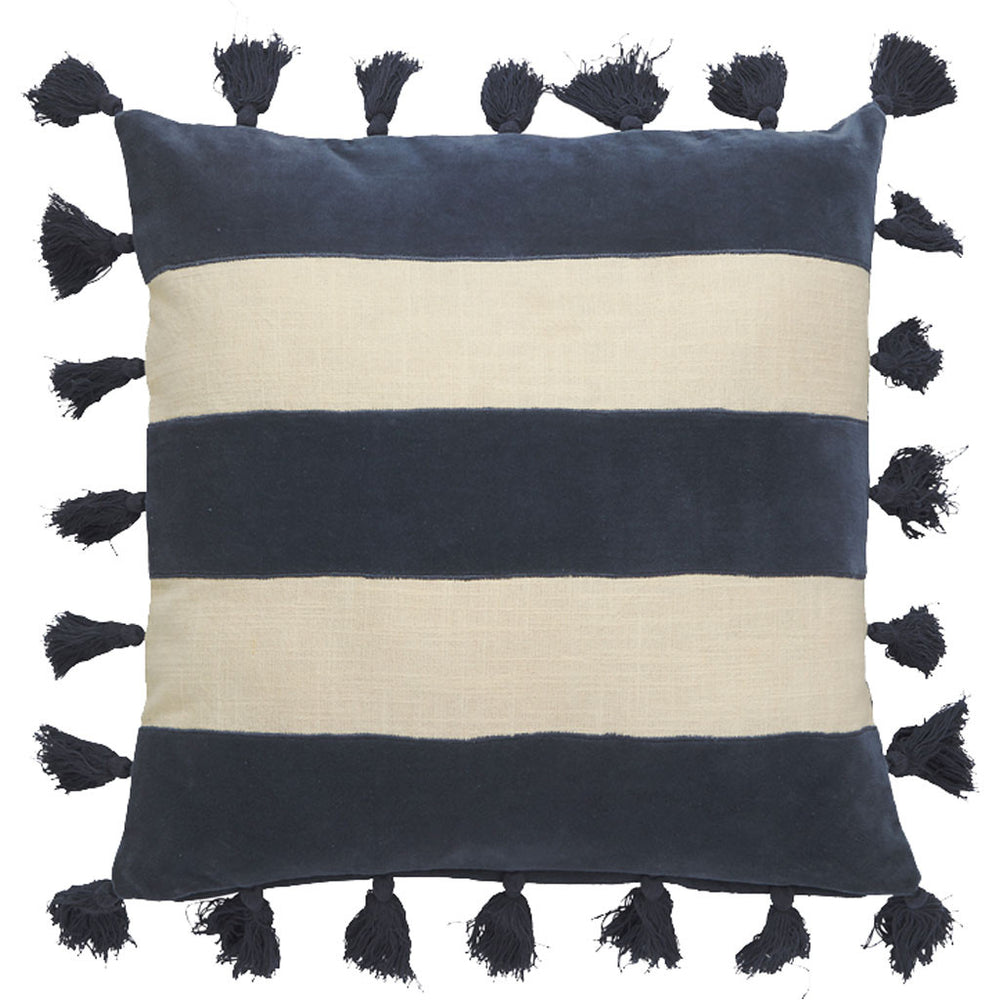 Charmed Jen14 Seed Pearl/Dark Denim Pillow