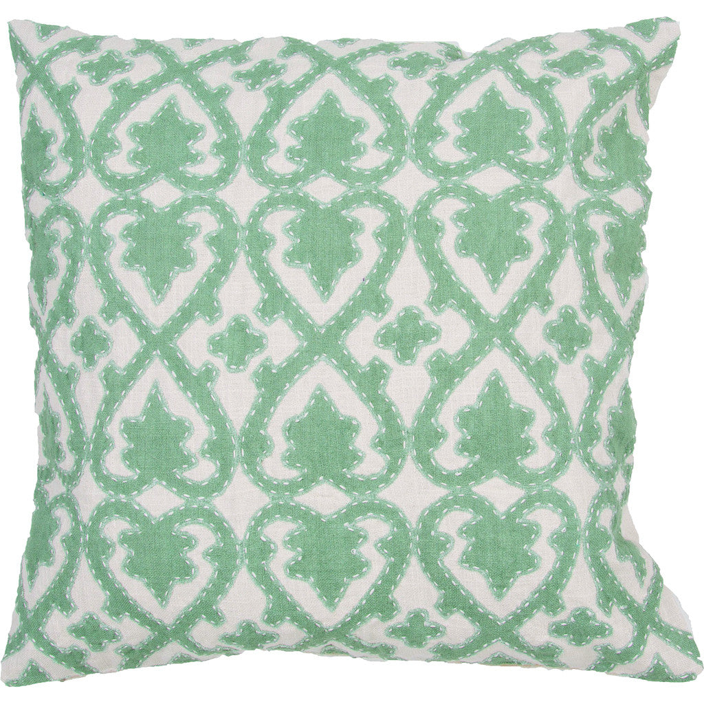 Inspired Jen03 Creme Brulee/Lily Pad Pillow
