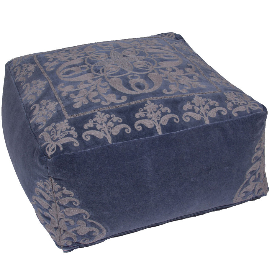 Inspired Traditions Vintage Indigo/Eiffel Tower Pillow