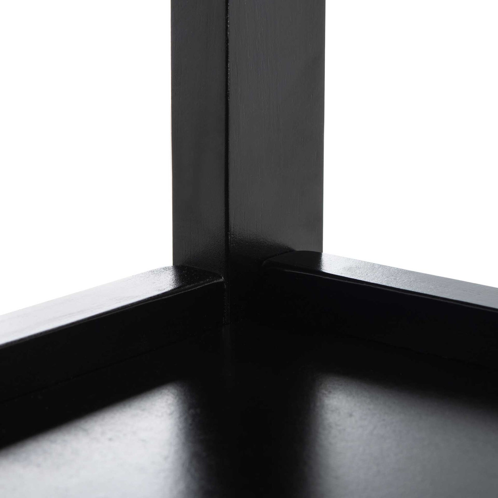 Bentlee 2 Shelf Kitchen Cart Black