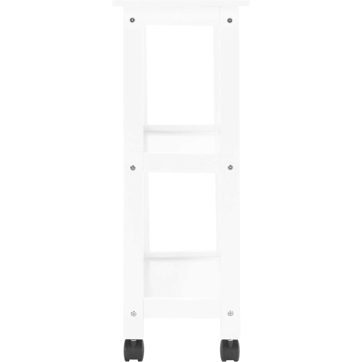 Bentlee 2 Shelf Kitchen Cart White