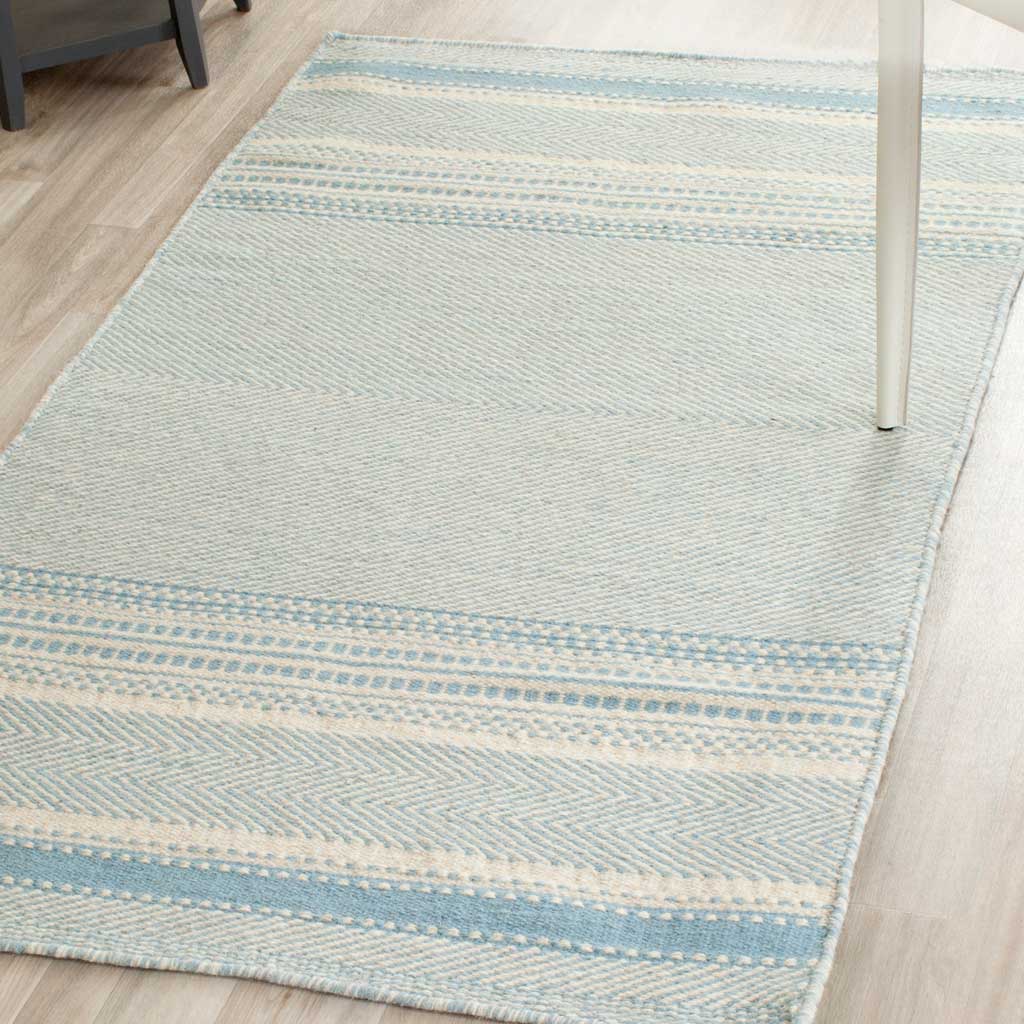 Kilim Light Blue/Ivory Area Rug - Froy.com