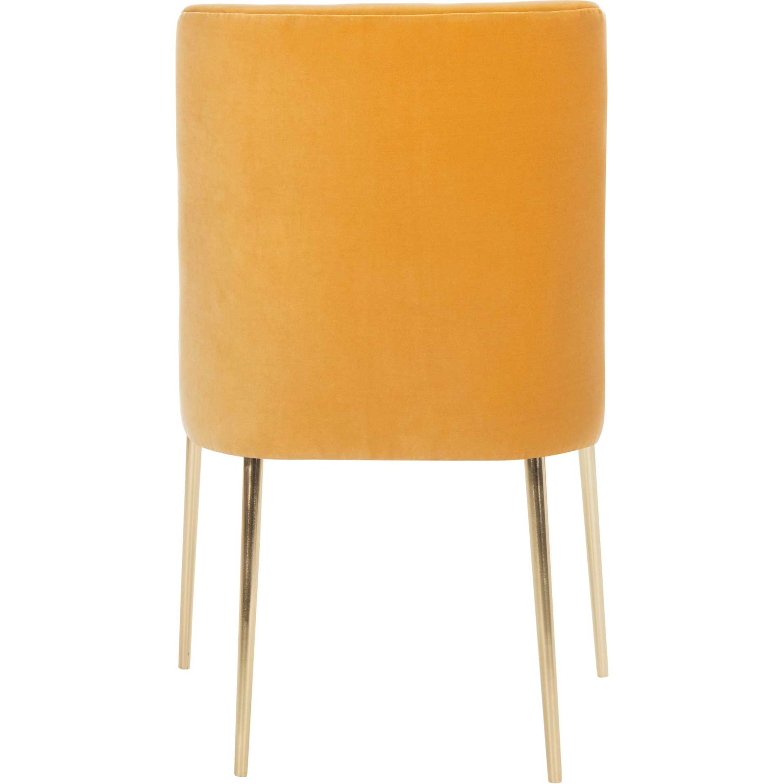 Nova Velvet Dining Chair Mustard