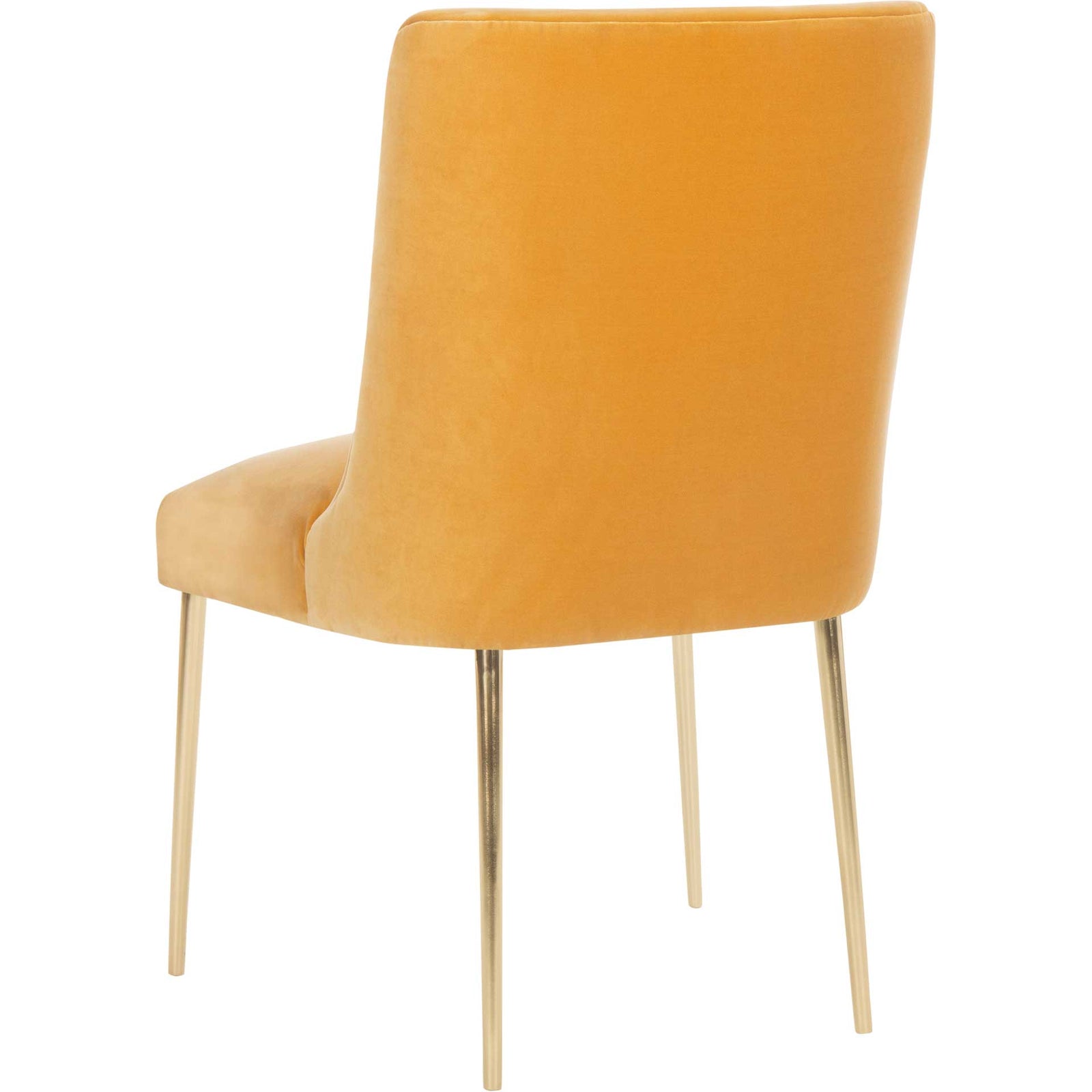 Nova Velvet Dining Chair Mustard