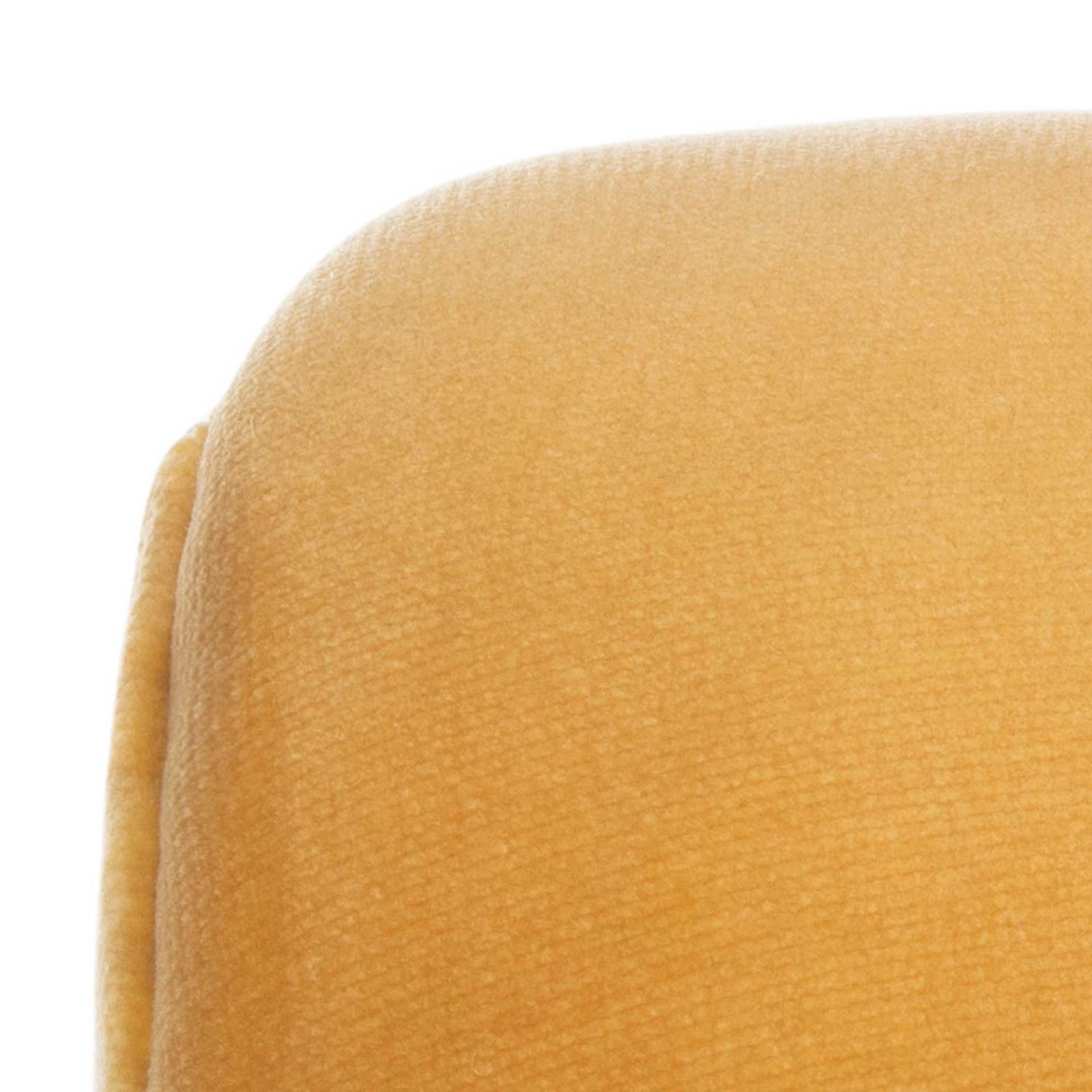 Nova Velvet Dining Chair Mustard