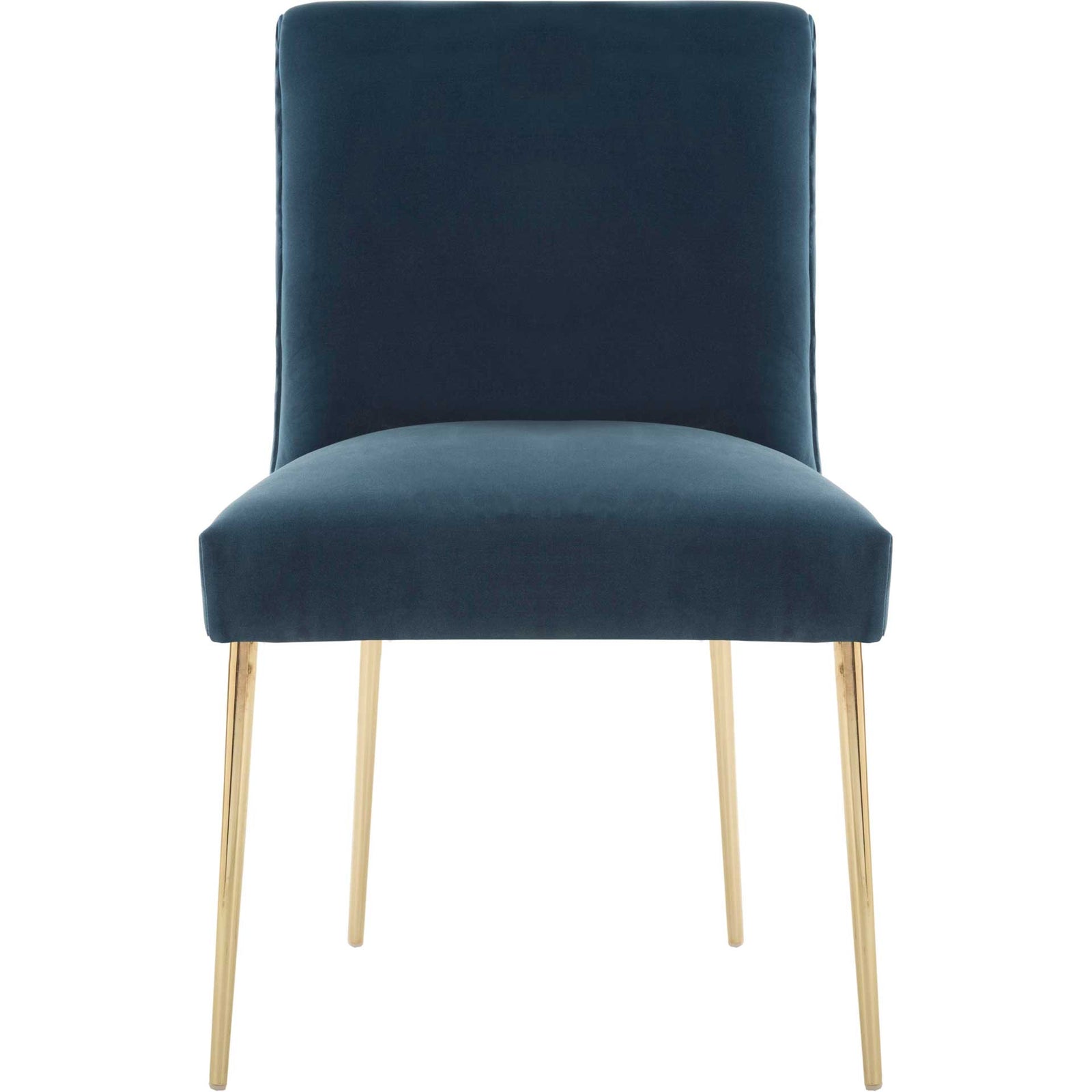 Nova Velvet Dining Chair Aegean Blue