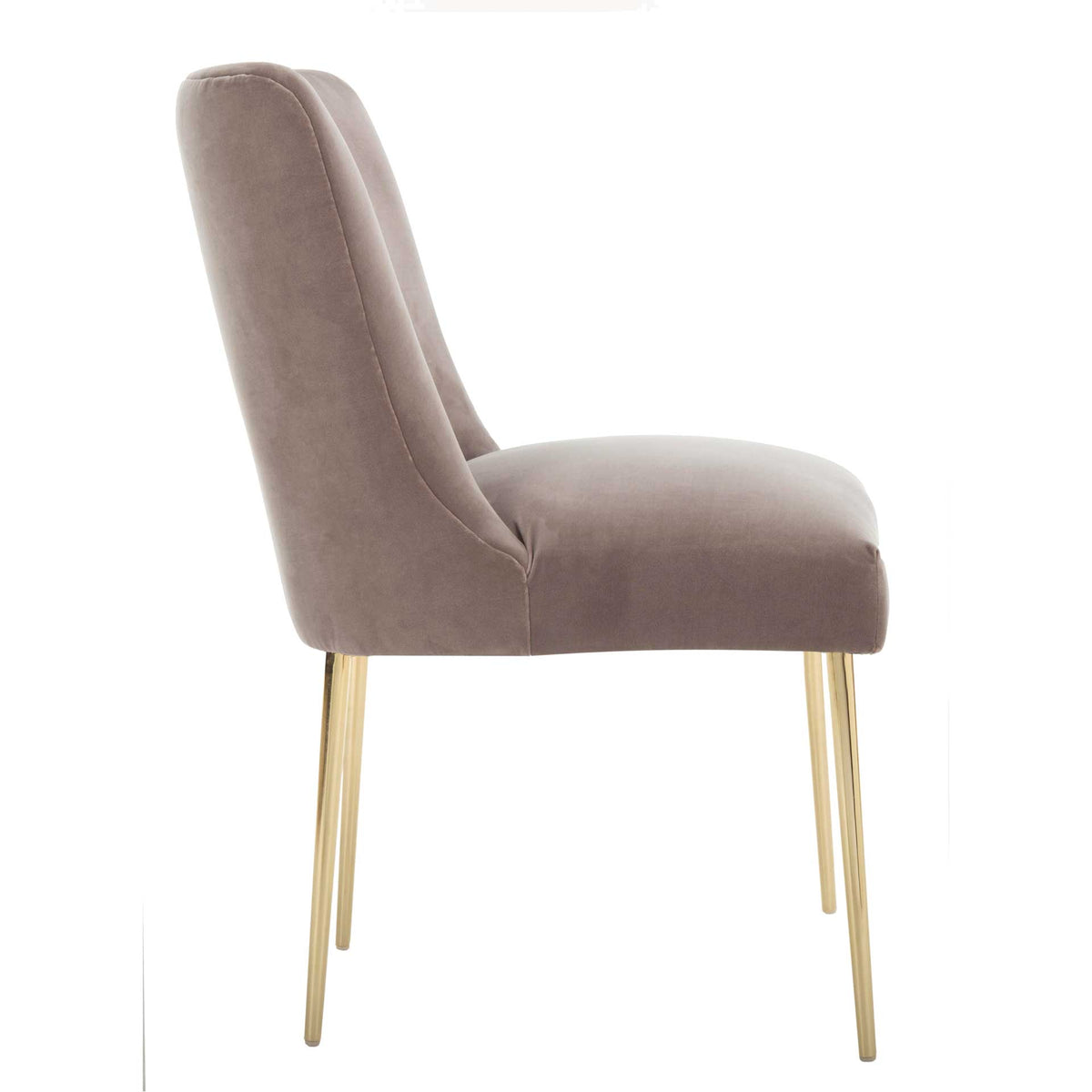 Nova Velvet Dining Chair Mouse Gray